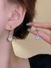 Pendientes populares en línea, populares, sencillos, con lágrimas de ángel y diamantes, estilo coreano, retro, europeos y americanos, para mujer.