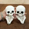 Oferta especial: Decoraciones de Marco de Calavera para el Hogar, Puertas, Ventanas y Paredes; Decoraciones Creativas de Resina para Jardín y Patio Exterior de Halloween