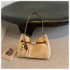 Bolsa de Hombro de Moda Transfronteriza Estilo Coreano para Mujer Nueva Gran Capacidad Tacto Suave tipo Niebla Casual Versátil Bolso Cruzado