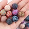Bola de Pom de Acrílico de 16 mm Color Forma de Cuentas Juguete para Gato Mascota Pendientes de Cuentas DIY Accesorios