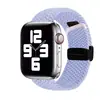 Adequado para pulseira apple iwatch apple ajustável trançada 8 pulseira apple fivela dobrável sucção magnética pulseira ultar