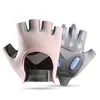 Guantes de fitness para hombre y mujer, deportivos para exteriores, transpirables, seda de hielo, palma de silicona líquida, protección, resistentes al desgaste, guantes de ciclismo de medio dedo