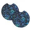 Alfombrilla para Taza de Coche Transfronteriza Jit Hecha de Material de Buceo con Impresión en Relieve de Café, Alfombrilla para Taza de Coche con Aislamiento por Transferencia de Calor, 2 Piezas