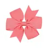 Pinzas para el pelo de cinta de satén acanalada, bestsellers europeos y americanos de Amazon transfronterizos, pinzas para el pelo de lazo de color liso, accesorios para el pelo para niños al por mayor