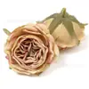 Cabezas de Flores de Rosa Simuladas, Flores Artificiales, Decoración del Hogar, Arreglos Florales de Boda, Materiales Florales, Coronas Hechas a Mano para DIY, Materiales para Boutonnières