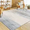 Tapete Impresso de Veludo Cristal Série Cinza Sala de Estar Sofá Mesa de Centro Tapete Fitness Corda de Pular Tapete Grande de Chão