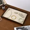 Bandeja de Joyería de Nogal Bandeja de Almacenamiento de Joyería Bandeja de Exhibición para Collares Anillos Pendientes Transmisión en Vivo Puesto de Mercado Nocturno Venta al por Mayor