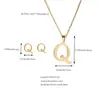Juego de Joyería de Acero de Titanio Acero Inoxidable Collar Pendientes Comercio Exterior Transfronterizo Letras Inglesas Pendiente