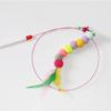 Fabricante de Varita de Acero para Gatos con Puntero, Varita Larga para Gatos, Cabeza de Repuesto para Varita de Gato, Juguete para Gatos, Mascota, Pluma, Campana, Varita para Gatos