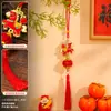 2027 Nuevo Modelo Cadena de Farolillos Rojos Decoraciones Colgantes Decoraciones de Año Nuevo Festival de Primavera Colgantes para Árboles de Exterior Puesto de Año Nuevo Artículos Pequeños