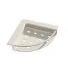 Estante de drenaje para fregadero de esquina de cocina, soporte para esponjas y organizador para lavar platos para el área del fregadero