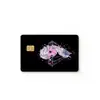 Pegatinas de tarjeta de crédito y tarjeta de regalo para chicas transfronterizas, pegatinas protectoras de PVC para tarjetas bancarias y tarjetas de transporte