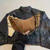 Bolso Texturizado Transfronterizo para Mujer Gran Capacidad 2025 Nuevo Estilo Retro Bolso Cruzado Croissant para el Trabajo y los Viajes Diarios Bolso Dumpling