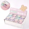 Caixa de Clipes de Papel Coloridos Macaron Clipe de Cauda Longa Conjunto Venda por Atacado Clipe de Bilhete Ursinho Fofo Alfinete de Fixação Papelaria para Encadernação