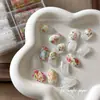Papel de transferencia para arte de uñas de rosa de encaje francés decoraciones de uñas florales de cielo estrellado papel al por mayor tela vintage