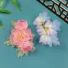2026 Grampo de Cabelo Original Feito à Mão Estilo Antigo Peônia Degradê Estilo Tang Versátil Acessório de Cabelo Hanfu Maquiagem e Penteado Permanente Flor Ornamento de Cabelo