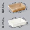Caja para Tartaleta de Huevo con Tapa, Caja Desechable con Forma de Barco, Caja de Papel para Empaque de Rollo Suizo, Caja Cuadrada para Llevar Barbacoa, Sushi, Sándwich
