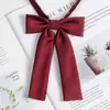 Corbata de lazo estilo Academia Estudiantil JK con Cinta, Estilo Nuevo Japonés Rosa, Versión Coreana, Corbata de Hombre a Rayas Británicas de Doble Capa