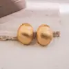 Argola de Agulha Prateada Moda Europeia e Americana Brilhada Oval Simples Personalidade Temperamento Leve Luxo High-End Versátil