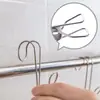 Pinzas de Cocina de Acero Inoxidable con Ganchos para Colgar, Pinzas de Fijación para Baño con Ganchos para Colgar Perchas a Prueba de Viento y Pinzas para la Ropa