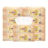 Papel de Seda Dorado Clásico Corazón a Corazón 100 Hojas 10 Paquetes Papel de Tres Capas Servilleta de Papel Facial Papel para el Hogar Empaque Suave Dropshipping