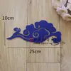 Criação Criativa de Anel de Porcelana Azul e Branca Estilo Chinês Material de Borda Adesivos de Parede Decorativos Tema de Layout de Sala de Aula de Jardim de Infância Parede