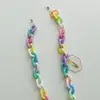 Estilo Coreano Flores Frescas Frutas Amor Acrílico Cordão Colar Corrente para Óculos Anti-perda Corrente para Máscara Corrente para Fone de Ouvido Mulheres