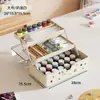 Caja de Herramientas para Estudiante de Arte Estudiante de Primaria Pintura Pintura China Escritorio Plástico Multifuncional Organizador de Pigmentos Caja