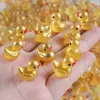 Popular Transfronterizo Miniatura Resina Dibujos Animados Pato 3D Accesorios Pegamento Crema DIY Animal Decoración Hogar Micro Pato