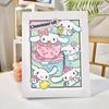 Pintura com Adesivos de Diamante DIY Infantil com Cobertura Total de Diamantes e Moldura, Pintura Decorativa de Mesa, Brinquedo Educativo de Bordado de Diamante Cartoon