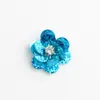 Parche de flor de lentejuelas hecho a mano DIY parche de tela de flor con lentejuelas y cuentas accesorios de aplicación para decoración de ropa sombrero bolsa zapatos