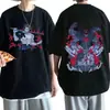 Camiseta de Anime Japonês Black Clover Yami Sukehiro Lado Duplo