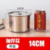 Tanque de condimentos de acero inoxidable 304 taza de degustación tanque de aceite de manteca tarro comercial cocina doméstica con tapa tanque de condimentos caja de condimentos