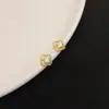 Pendientes de plata de ley s925 con piedra lunar en forma de diamante para mujer, mini vintage japonés calados, exquisitos, de moda, versátiles, elegantes