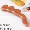 Clip Grande para Cola de Caballo de Venta Caliente Japonés y Coreano Clip Superior para la Parte Posterior de la Cabeza Hueco Largo Torcido Clip de Garra Elegante Clip de Agarre Accesorios para el Cabello para Combinar con Todo