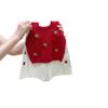 Conjunto de Moda de Verano para Niña Dulce Nuevo Estilo Top Chaleco Trendy de Tacto Helado para Bebé Niña y Pantalones de Pierna Ancha Conjunto de Dos Piezas