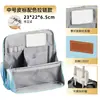Nueva bolsa de aseo impermeable portátil de gran capacidad multicapa vertical con apertura grande y bolsa de almacenamiento de maquillaje compartimentada