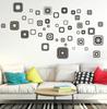 Adesivos Criativos Novos Autoadesivos Geométricos à Prova d'Água Personalizados Quarto Sala de Estar Removível Adesivos de Parede Ambiental 8336