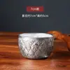 Tazón de lata para agua potable tailandesa vajilla importado de Tailandia estilo del Sudeste Asiático Dai plata Pao Ruda tazón tazón para postre de batido