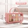 Bolsa de cosméticos super fogo à prova d'água portátil feminina viagem grande capacidade bolsa de higiene pessoal bolsa de armazenamento caixa pequena 2024 novo tamanho grande