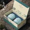 Caja de Empaque de Té Verde de Primavera Tarro de Cerámica de Alta Gama Caja de Regalo Té Negro Té Verde Caja de Empaque Universal para Té Caja de Regalo Vacía