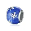 Colgante de Perlas Azules Estilo Minimalista Versátil Set de Accesorios para Pulsera Collar DIY Cadena de Perlas Materiales para Perlas