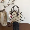 Bolso de Lunares de Nicho Súper Popular para Mujer 2026 Modelo Nuevo Bolso Cruzado Versátil para el Trabajo con Sensación de Bolso de Mano Bolso Almohada