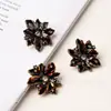 Botones Metálicos Esmaltados de Hoja de Arce Vintage con Decoración Floral para Abrigos, Chaquetas, Trajes, Accesorios de Ropa DIY, Botones al por Mayor