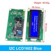 Pantalla LCD Lcd1602 Pantalla Azul/Pantalla Amarillo-Verde 5V 3.3V Cabezal de Pines para Soldar Módulo Iic/I2C 1602A
