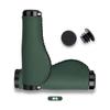 Bicicleta Cowhide Handle Cover Mountain Bike Retro Lock Handle Cover Non-Slip Pu Couro Mão costurado Bicicleta Non-Slip Cover