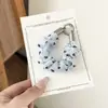 Nova pulseira de pulso para celular em rede estilo ins, corrente curta anti-perda para celular, alça de polegar para câmera trançada à mão