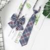 Estilo Universitario Estudiante Corbata Oscura Hombres Uniforme Japonés Set de Corbata JK Uniforme Escolar Camisa sin Corbata Lazo Nudo de Lazo para Mujer