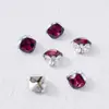 Pedrería sin base de Cristal K9, Pedrería Cuadrada con forma de Huevo de Paloma para Uñas, Accesorios para Uñas, Bolas de Pedrería para Uñas, Anillos Plateados