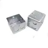 Caja de Conexiones Metálica Tipo 86 Caja de Empalmes Instalación Empotrada Caja Trasera de Hierro Caja Estampada de Acero Orejas Exteriores Accesorios de Caja Trasera de Hierro Galvanizado